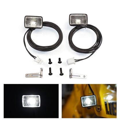 2.2V-3V Plastic LED Spotlight Lamp for DIY TAMIYA 1/14 RC Tractor Truck Crawler Off Road Car Excavator Loader Dozer Lorry Model