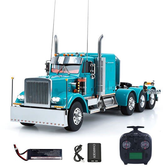 In Stock TOUCAN 56344 Grand Hauler 1/14 RC Tractor Truck RTR 8X6 Metal Chassis Lorry Vehicle Brushless Motor ESC Mid Lift Axle Lock Smoke Radio Controller