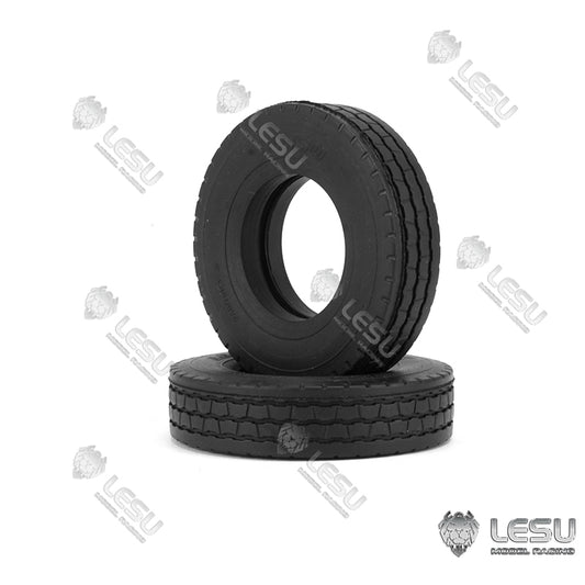 US STOCK Wheel Tires for Tamiya LESU 1/14 Radio Controlled A0020 Hydraulic Trailer Truck A0005 Model Spare Parts Replacements