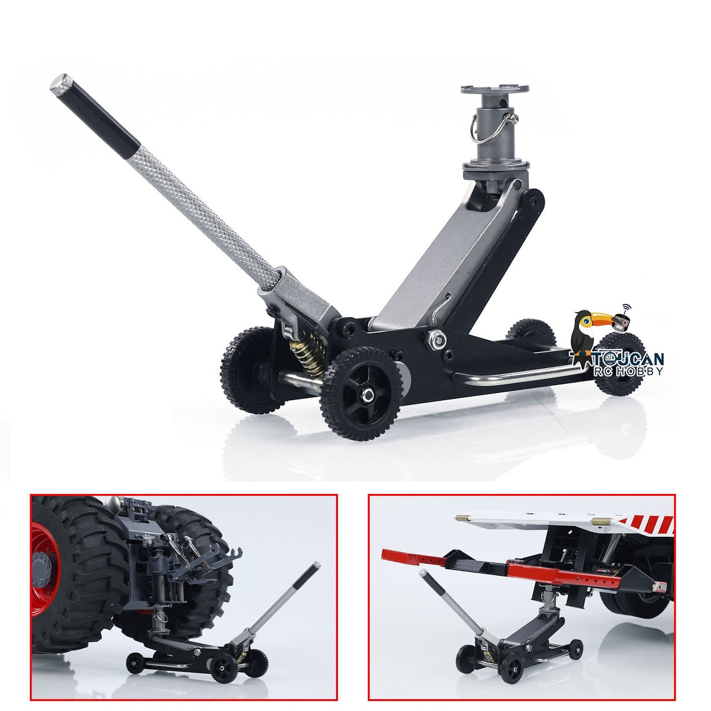 JDModel F150 1/10 Hydraulic Lifting Jack Tool/Metal Chassis RC Off-road Crawler Car ESC Servo Motor Radio System for Hobbyists