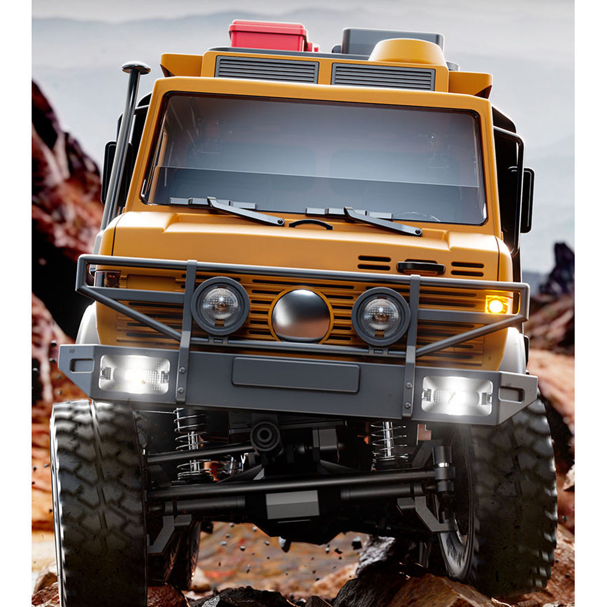 TOUCAN RC HOBBY JJRC C8823C 1/12 6x6 RC Crawler Car Remote Control Off Road Rock Climbing Truck 2 Speed Gearbox LED Lights 370 Brushed Motor