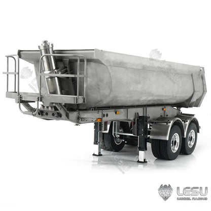 LESU 1/14 Metal RC Hydraulic Lifting Semi-tipper Model with A0006 Electric Legs for RC Tractor Truck DIY Builders Backyard Fun