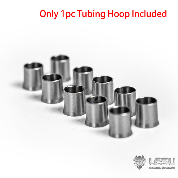 TOUCAN RC HOBBY LESU Metal Tubing Hoop 3x2/2x1mm Oil Tube Hoops 1PC for 1/14 RC Hydraulic Excavator Loader Radio Control Construction Vehicles