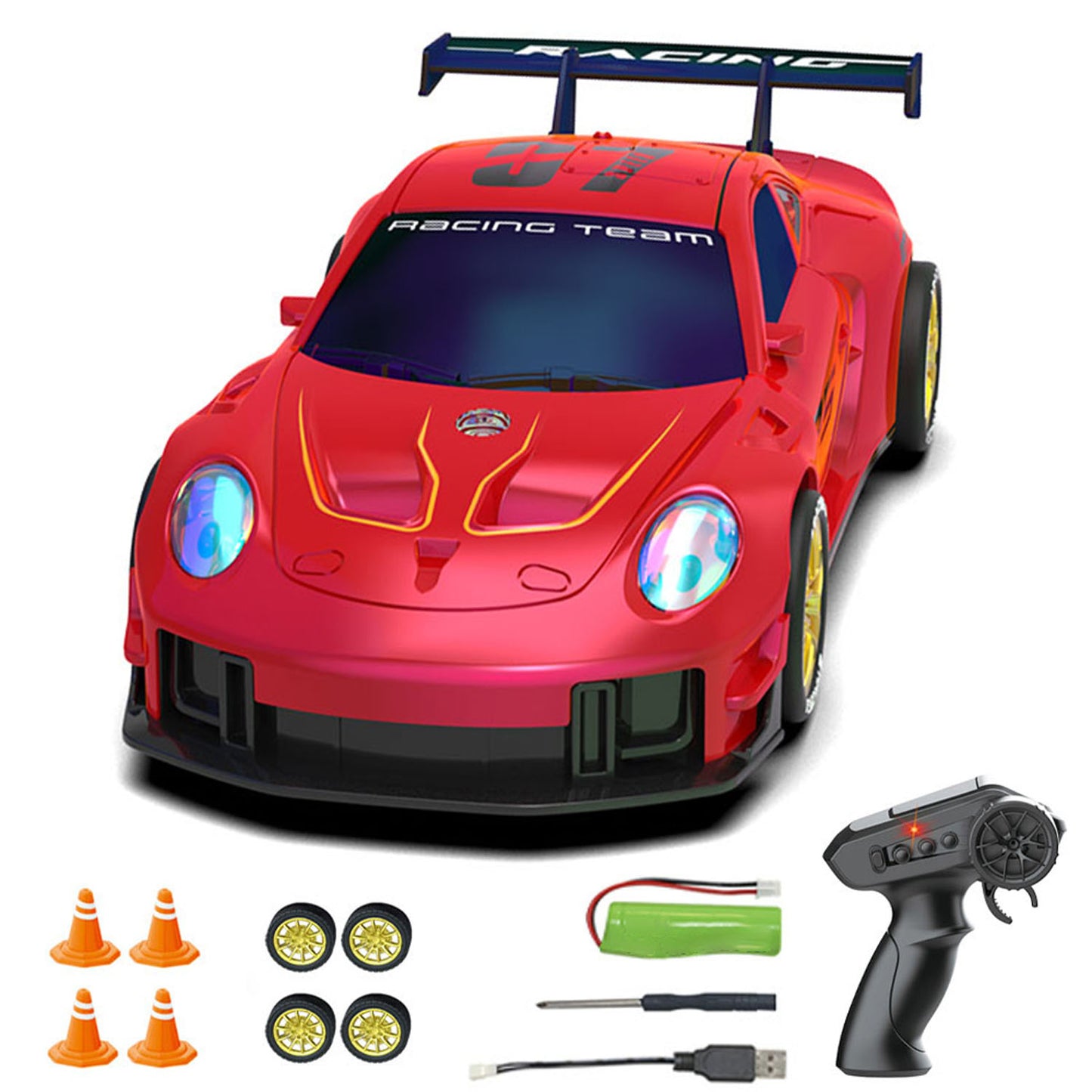 TOUCAN RC HOBBY 1/24 JJRC 4*4 Q228-A Q228-B Remote Control Racing Vehicle RC Drifting Car Model Ready to Run Light System Motor ESC Servo Battery