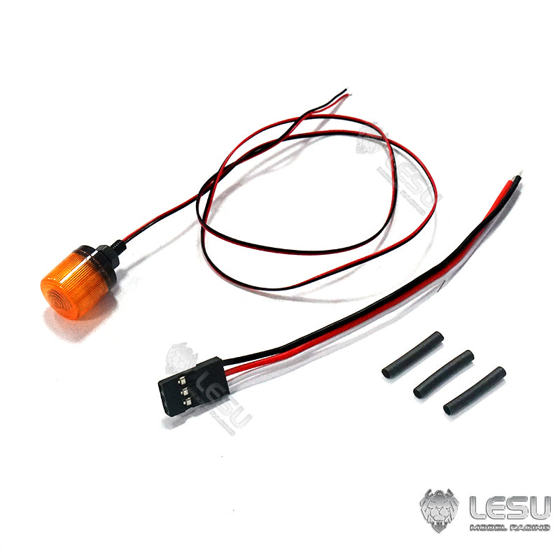 LESU Universal Spare Part Rotating Warning Light DIY Suitable for TAMIYA RC Tractor Truck Radio Controlled Dumper Trailer Cars
