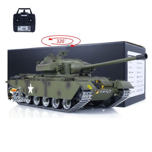 Tongde 1/16 RC Infrared Battle Tank Remote Controlled Panzer Centurion MK5 Electric Tanks Combat System Painted Assembled Model