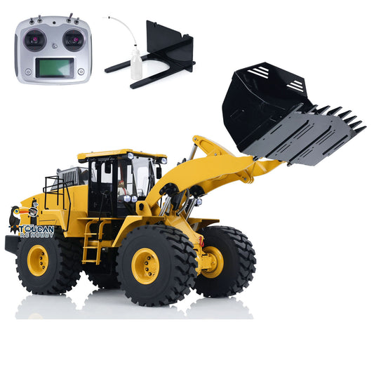 TOUCAN RC HOBBY XDRC 1/14 Scale RC Hydraulic Loader WA470 Metal Construction Vehicle 980L Remote Control Lights Sound Radio System