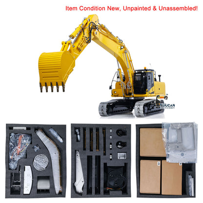 TOUCAN RC HOBBY Special Offer LESU Aoue PC500 1/14 Metal RC Hydraulic Tracked Excavator B0019 KIT 7Ways Valve Digger 3-4MPA Pump Light DIY Model