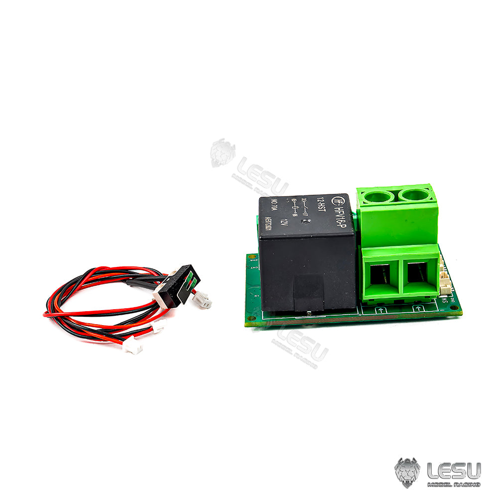 Multi-circuit Electrical Equipment Relay for Scale DIY RC Tractor Truck Hydraulic Dumper Remote Control Lorry Car Model Vehicle