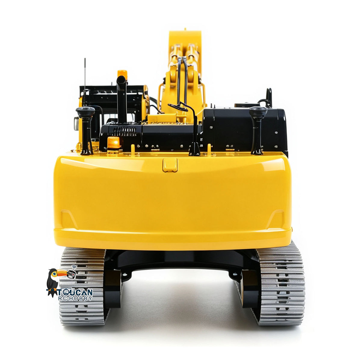 TOUCAN RC HOBBY LESU PC500 1/14 RC Metal Excavator B0020 Model Hydraulic Crawler Digger with Rock Arm Light System 3CH Valve Brushless Motor ESC