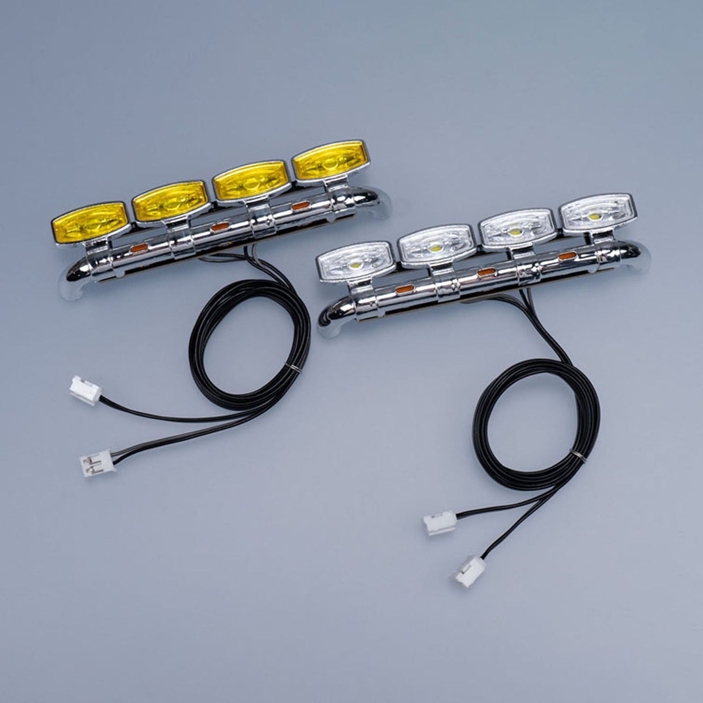 1/14 Plastic Front Face 5V Spotlight for DIY Tamiya SC 770S Remote Control Tractor Truck 56368 56371 RC Lorry Car Model Parts