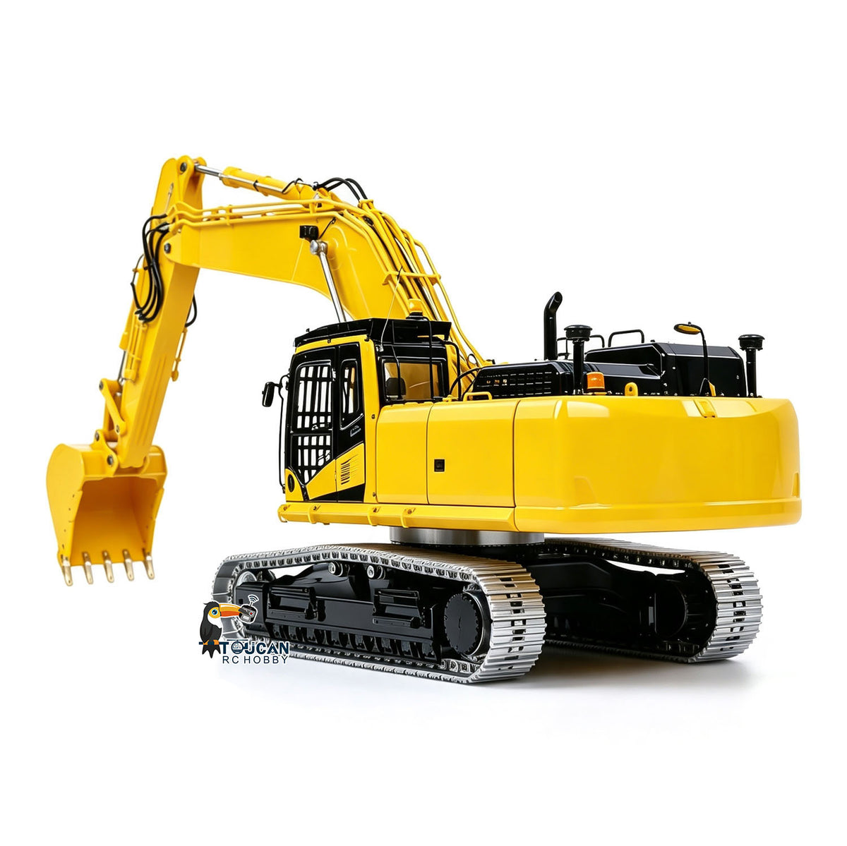TOUCAN RC HOBBY Flash Sale LESU Aoue PC500 1/14 Metal RC Hydraulic Tracked Excavator PNP/RTR B0019 7Ways Valve 3-4MAP Pump Light System for Construction Vehicle Collectors