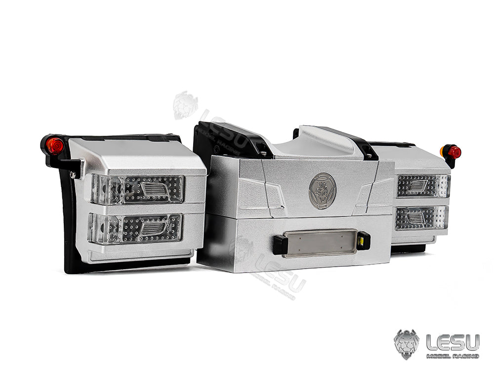 Metal Rear Beam Taillight Set LED for DIY TAMIYA 1/14 RC Tractor Truck R470 R620 770S Remote Control Lorry Car Model Vehicles