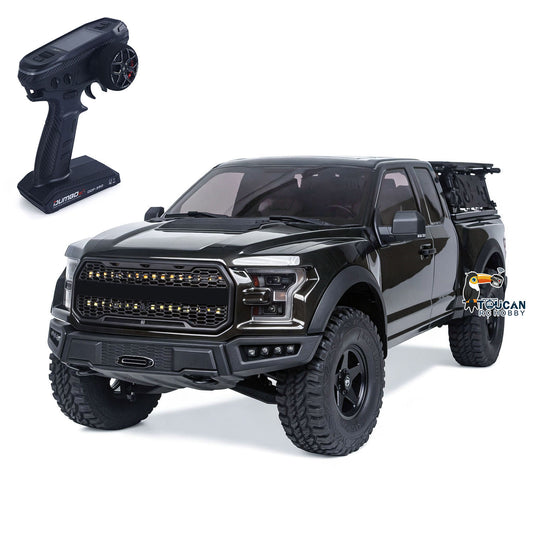 TOUCAN RC HOBBY Traction Hobby 1/8 F150 Brushless Electric Off Road Car RC Pickup Truck All Wheel Drive 2-Speed Diff Lock LED Light System Model