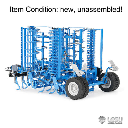 K500 Metal Seedbed Pre-sowing Soil Preparation Machine Planter KIT for LESU 1/14 RC Hydraulic Agricultural Car Tractor AOUE 1050