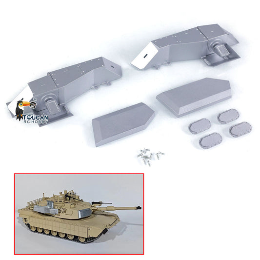 Metal Decorative Parts for 1/16 Heng Long RC Tank M1A2 Abrams 3918 Radio Controlled Armored Model Military Vehicle Painted
