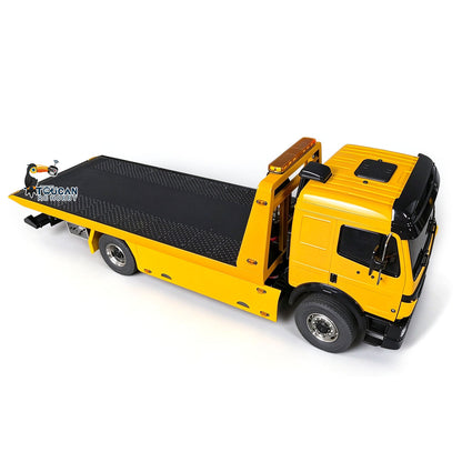 TOUCAN RC HOBBY LXY 3348 Metal 4x4 1/14 Remote Control Hydraulic Road Rescue Truck 3-Speed Gearbox Flatbed Tow Trucks Rollback Wrecker Diff Locks