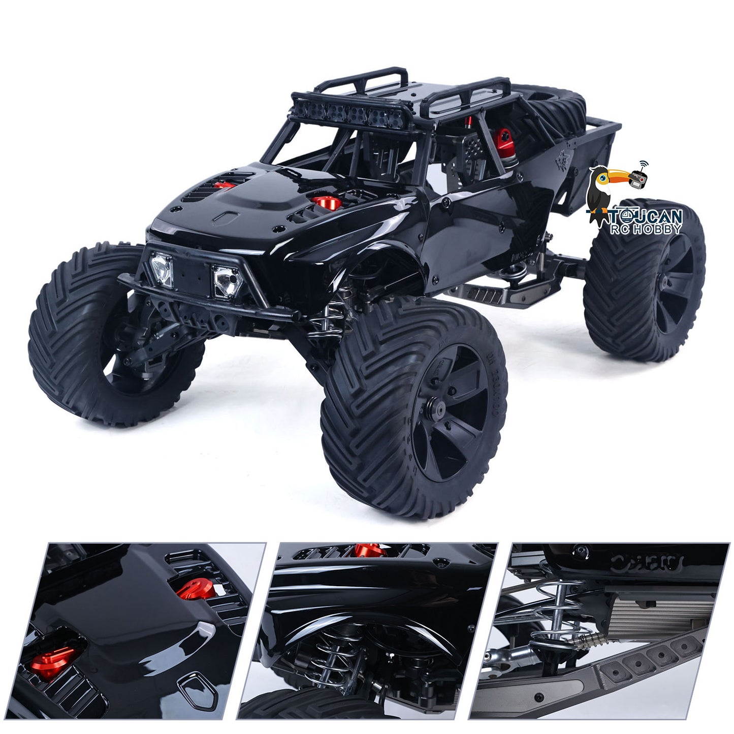 1/5 RC Off Road Car GR1 Pro Kit Metal Chassis PC Shell DIY Radio Controlled Rock Crawler Model 9Inches Wheel No Electronic Parts