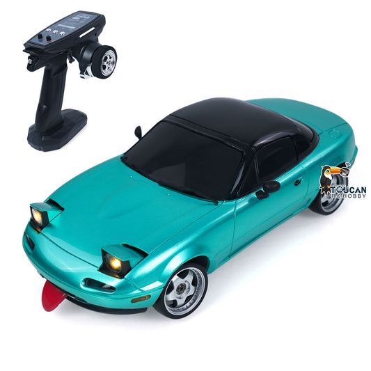 LDRC LD1804 1/18 2.4G 4X2 Remote Control Drift Car Brushed Motor ESC Servo Light System RC Racing Vehicle Assembled RTR