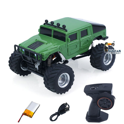 TOUCAN RC HOBBY JIABAILE 3604/3604A 1/36 4WD Plastic Remote Controlled Off-Road Vehicles RTR Mini Crawler Car Battery Light System Outdoor