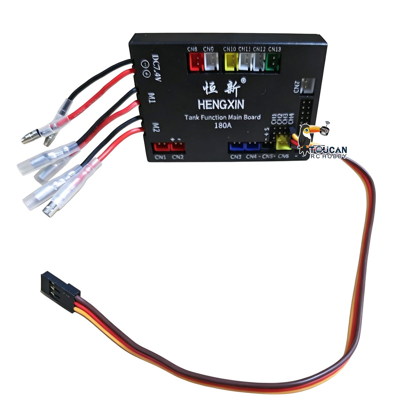 TOUCAN RC HOBBY Multi-Function Main Board for Henglong 1/16 RC Tank 7.1 7.0 Radio Controller German Leopard 2A6 US Abrams M1A2 Tank Sound