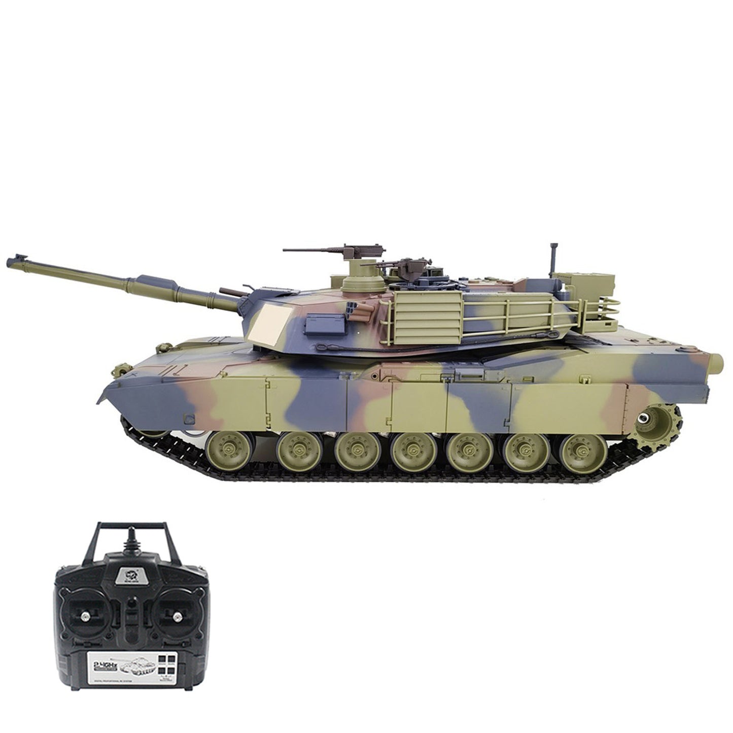 2.4G Henglong 1/16 7.0 Mainboard Plastic M1A2 Abrams RTR RC Tank 3918 Barrel Recoil BB IR Battery Smoke Radio 320 Degree Turret