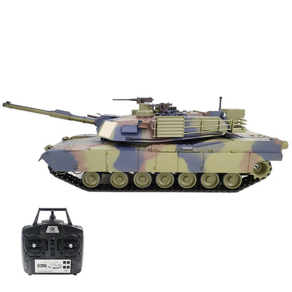 2.4G Henglong 1/16 7.0 Mainboard Plastic M1A2 Abrams RTR RC Tank 3918 Barrel Recoil BB IR Battery Smoke Radio 320 Degree Turret