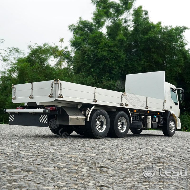 1/14 LESU 6x4 Unpainted Body Shell Assembled Chassis Radio Control Flatbed Truck RC TAMIYE Car Sound Light System Motor ESC Servo