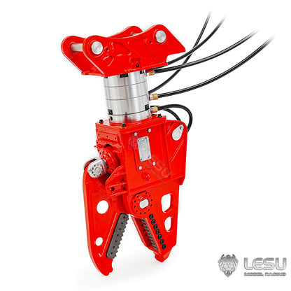 270 Degrees Rotatable Hydraulic Shear Metal Clamp for 1/14 LESU Aoue ET35 B0006 RC Hydraulic Excavator Remote Control Digger AT-C0053