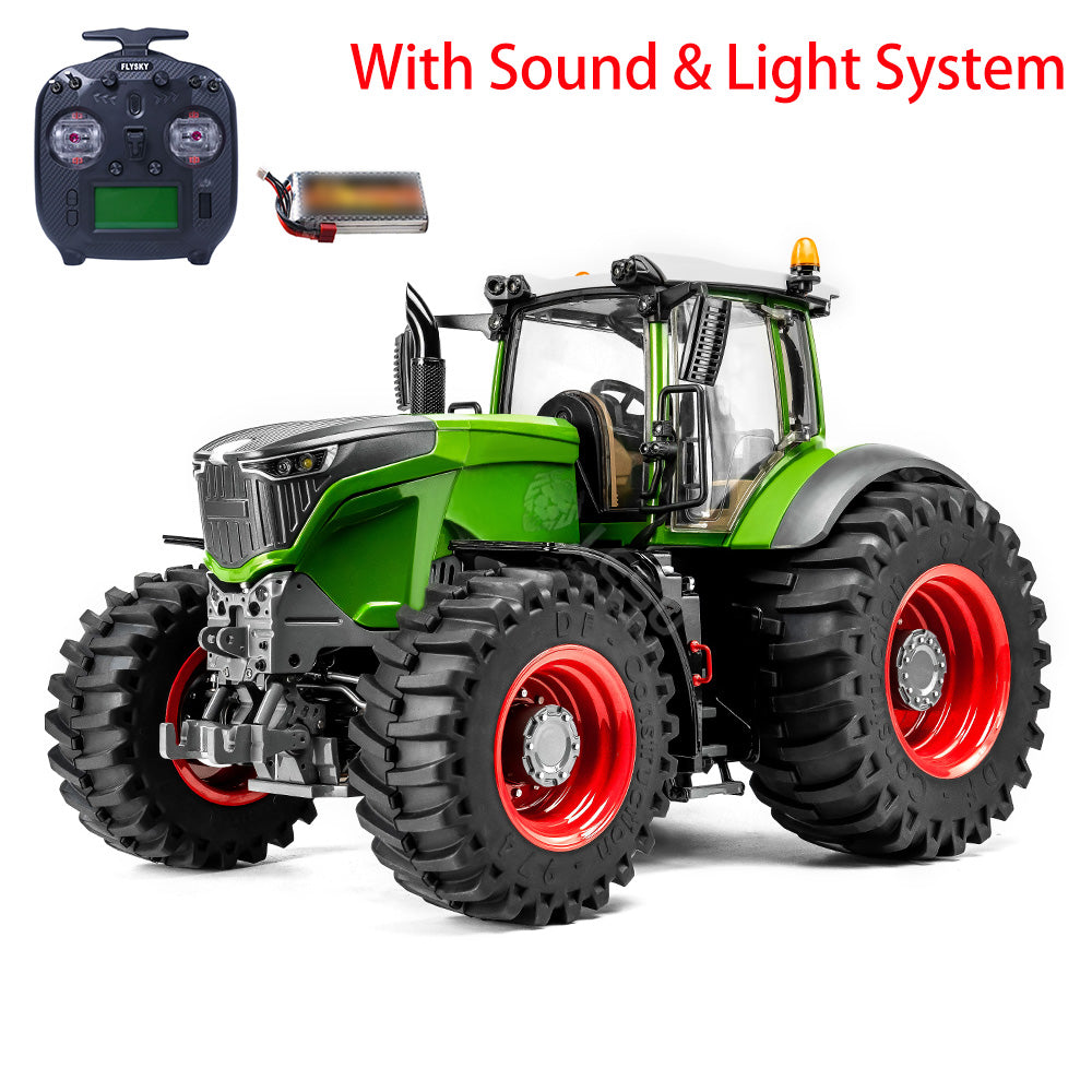 LESU 1/16 4X4 Fendt 1050 RC Tractors Metal Chassis Ready to Run Car Differential Lock Model FrSky ST8 ESC Servo Motor DIY Vehicle