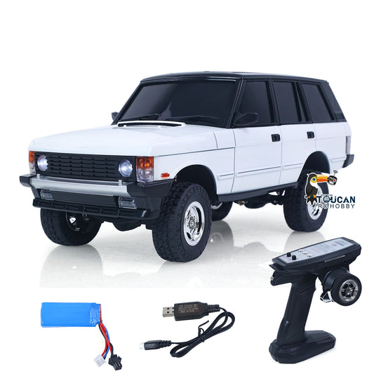 LDRC LD18401PRO 1/18 Remote Control Rock Crawler Car 4X4 RC Off Road Vehicle Model Brushless Motor Metal Drive Shafts Lights