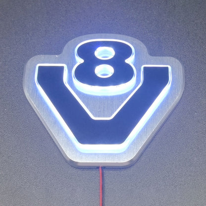 TOUCAN RC HOBBY Degree V8 Cabin Metal Light Box 5V LED Sign Lamp for DIY 1/14 RC Truck 770S R470 R6220 R730 56371 Model Car Accessories