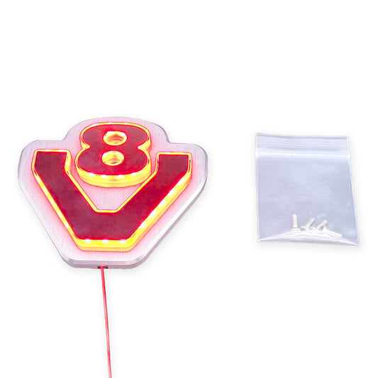 TOUCAN RC HOBBY Degree V8 Cabin Metal Light Box 5V LED Sign Lamp for DIY 1/14 RC Truck 770S R470 R6220 R730 56371 Model Car Accessories