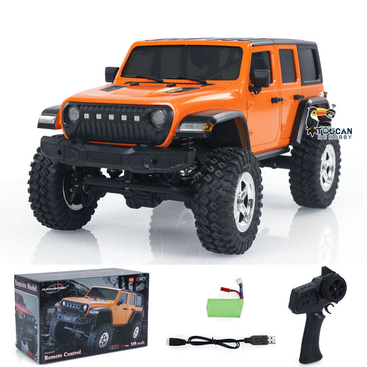 1/18 4WD RC Crawler RTR Off-raod Truck Lights Remote Controlled Car DIY Ready to Run Gift Toy for Adults Children