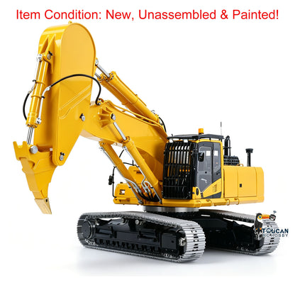 In Stock TOUCAN RC HOBBY LESU PC500 B0020 1/14 Metal KIT RC Hydraulic Excavator Model 3-Way Valve Light System Brushless Motor Metal Tracks for Digger Builders