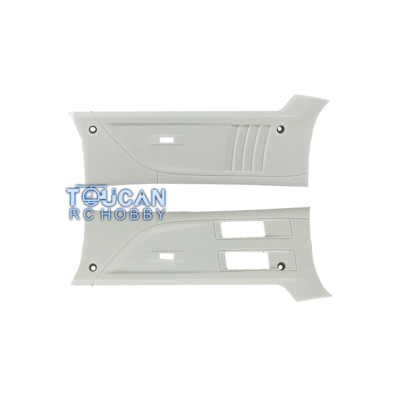 Rear Mudguard Window Windshield Skirt Bumper Red Rear Lamp Frame Highline Cabin Wheel Brow Beam Servo Mount Set Urea Tank for 1/14 TOUCAN RC 1851 Tractor Truck Radio Controlled Lorry