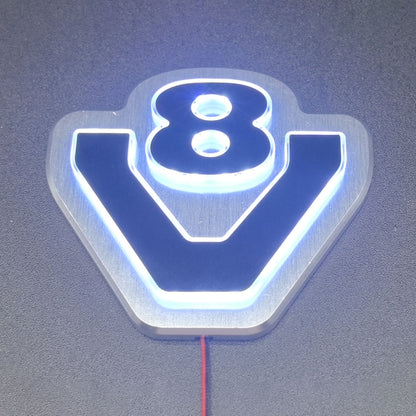 TOUCAN RC HOBBY Degree V8 Cabin Metal Light Box 5V LED Sign Lamp for DIY 1/14 RC Truck 770S R470 R6220 R730 56371 Model Car Accessories