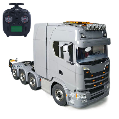 In Stock SC 770S 1/14 8*8 Radio Control Tractor Truck Wheel Side Reduction Axles Three Speed Transmission Hobbywing 1060 ESC 35T Motor