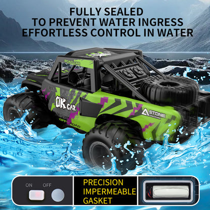 1:18 RC Off Road Car Q191 Waterproof Remote Control Amphibious Vehicle 360 Rotation Stunt Car Electric 4WD Ready To Run Battery