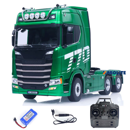 IN Stock HUINA 770S 1/18 Plastic 6x4 RC Tractor Truck 1501 PRO with 19CH 2.4G Radio Controller Light Sound for Hobbyists Outdoor Play