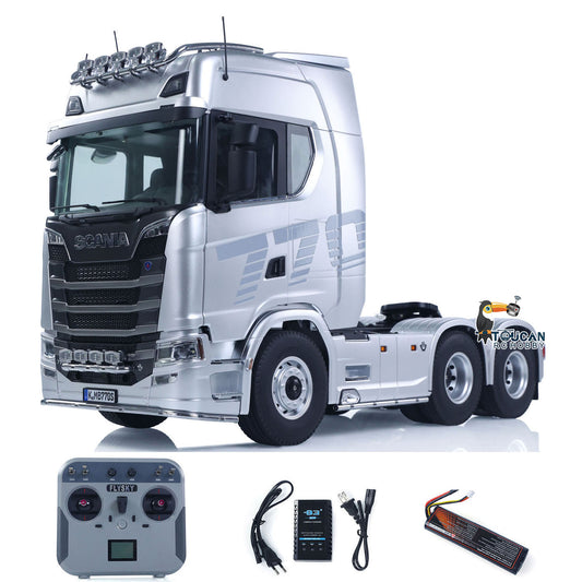 Fast Free Shipping 1/14 KABOLITE RC Tractor Car 770S 100 6x6 Romote Control Truck 2Speed Gearbox Differential Lock Vehicle 6WD Sound Light Model