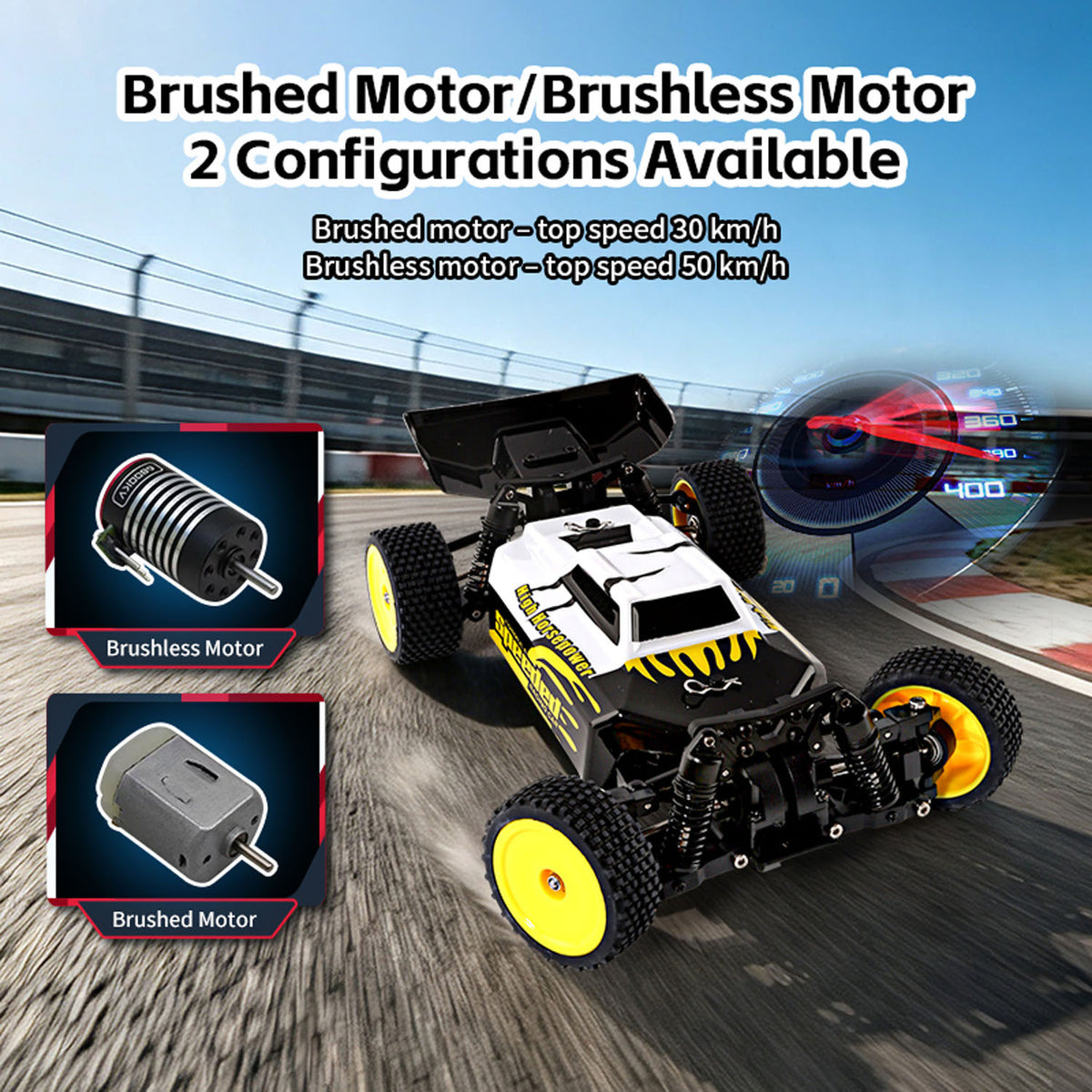 TOUCAN RC HOBBY JiaBaiLe 1/24 Electric Remote Control Off Road Car 2401A 35KM/H High Speed RC Vehicle Model CVD Drive Shafts Metal Chassis Battery RTR