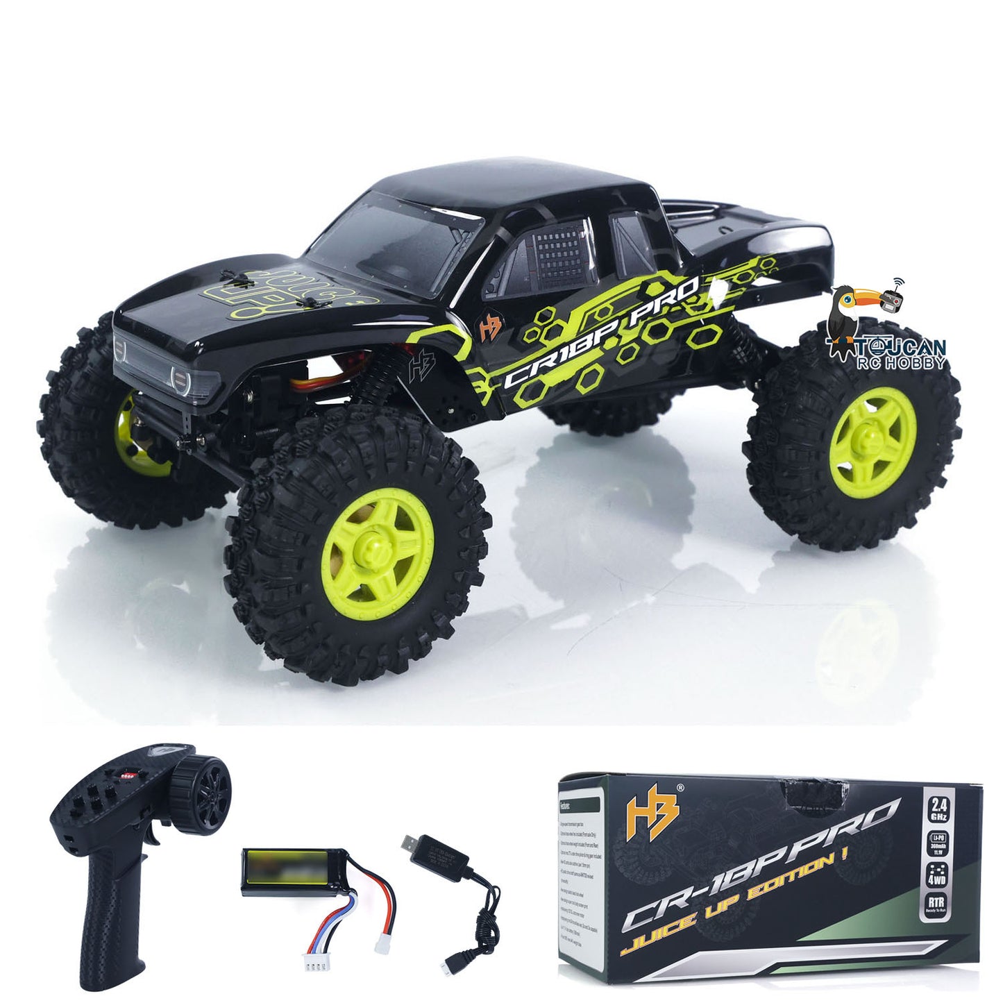 In Stock 1/18 2.4G RC Rock Crawler Car 4*4 Remote Control Crawler CR18P PRO Juice Up Hobbywing Brushless Motor ESC Battery Ready to Run