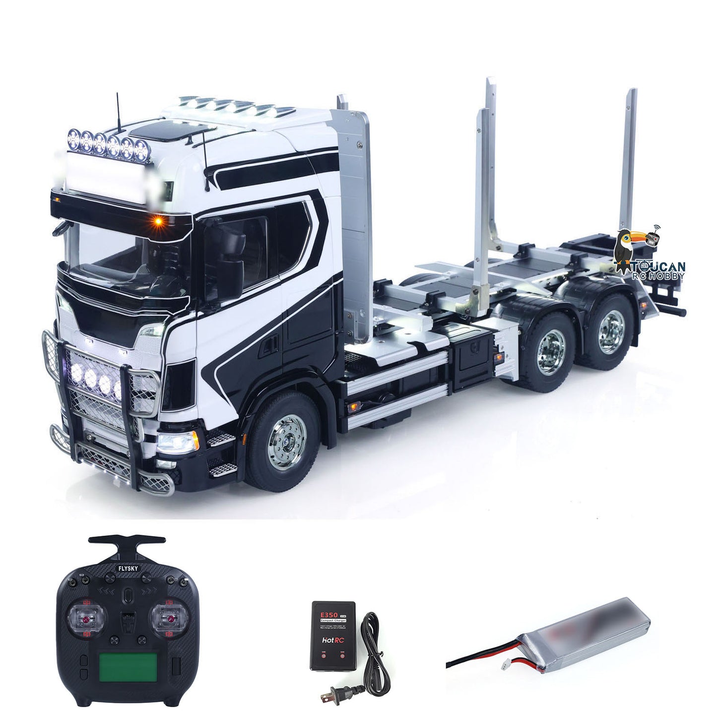 TAMIYA 6x4 1/14 RC Timber Truck SC770S 56360 Remote Control Lorry Car RTR 3Speed Vehicles Smoke Light Sound ST8 Radio Battery