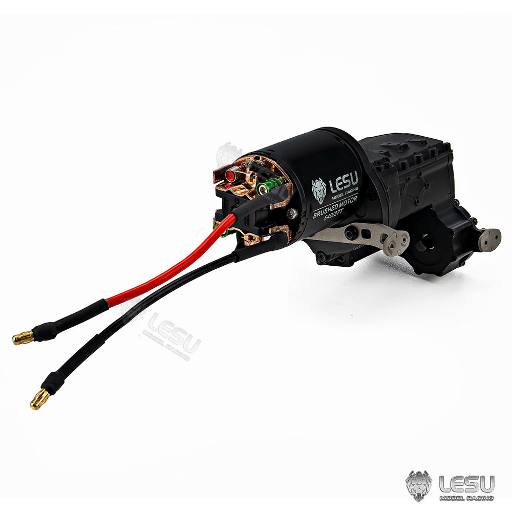 LESU 2 in 1 Sound Light System Set/2Speed Alloy Gearbox with 27T Motor for 4X4 1/10 RC Off-road Vehicle RAVE-UM406 Crawler Car Z001 for Serious Enthusiast