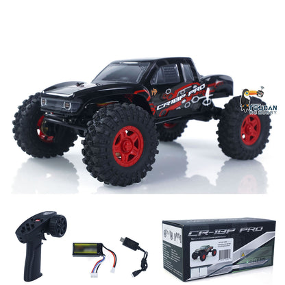 Fast Free Shipping for EU 1/18 2.4G RC Rock Crawler Car 4*4 Remote Control Crawler CR18P PRO Juice Up Hobbywing Brushless Motor ESC Battery Ready to Run