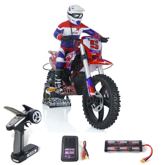 US STOCK Second-Hand Used Skyrc Super Rider SR5 1/4 Scale RTR RC Motor Bike Remote Control Vehicle Model Balance Battery