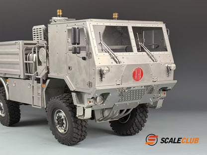 T815 3Speed 1/14 RC Off Road Military Truck Metal Body Remote Control 4X4 Transport Vehicle Flysky ST8 Radio Differential Locks