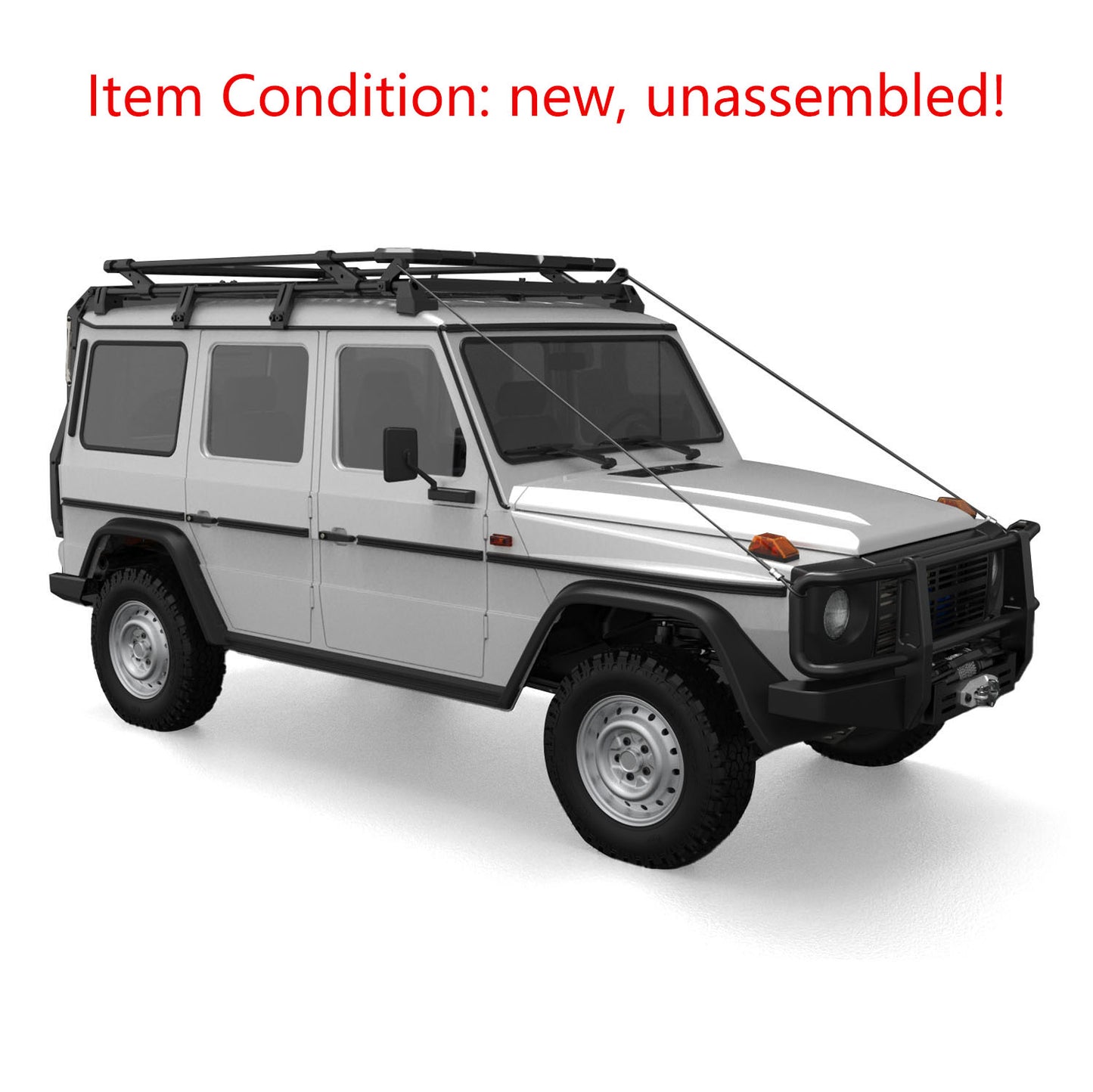 In Stock CAPO 1/8 RC Off Road Car Painted Kit CNC Metal Car Shell Differential Locks Openable Doors 2Speed Gearbox No Electronic Parts