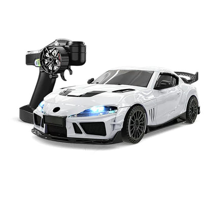10KM/H JXC SP4301 1/43 Remote Control Drifting Car AWD RC Vehicle Model RTR Light System Motor 9A ESC Servo Battery No Sounds
